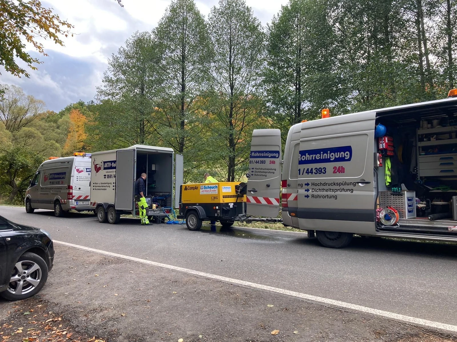 AKTIV Rohrreinigung - Dichtheitsprüfung